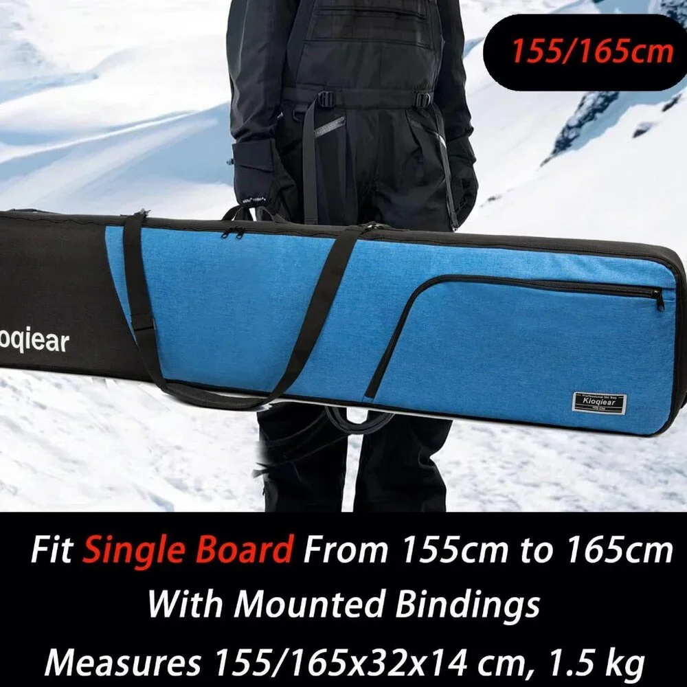 Reinforced Padded snowboard Bag 165cm